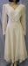 Fringed Hanky Hem Western Wedding Gown, Natural, Size 12, Sold As Is