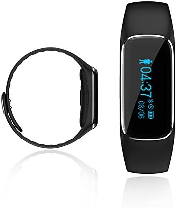 Airsspu Bluetooth Smart Bracelet Sports Fitness Tracker Smart Wristband Activity + Sleep Monitor for IOS Iphone Android