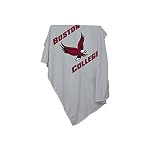 Boston College Sweatshirt Blanket - Gray by Logo Chair Company