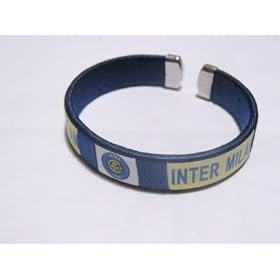 Lot of 3 Inter Milan Wristband Bracelet Italian Soccer Football