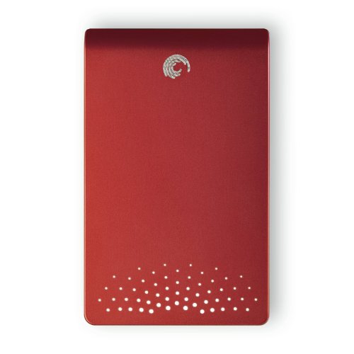 Seagate FreeAgent Go 640 GB Portable Hard Drive - Ruby Red (ST906403FDA2E1-RK, Recertified)