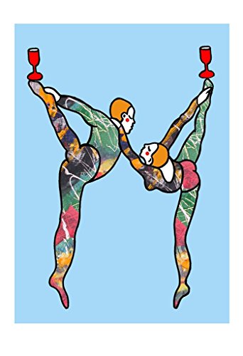 Ballet Duo with Wineglasses