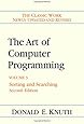 The Art of Computer Programming: Volume 3: Sorting and Searching (2nd Edition)