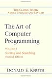The Art of Computer Programming: Volume 3: Sorting and Searching (2nd Edition)