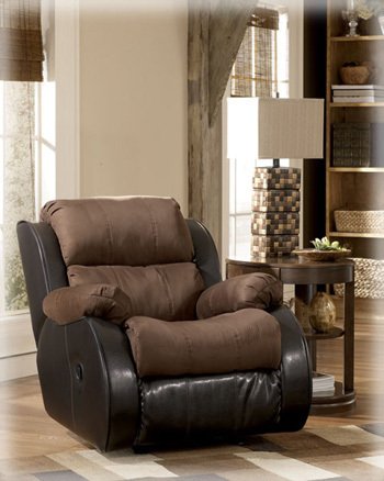 Presley - Espresso Rocker Recliner by Ashley Furniture