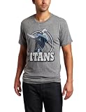 NFL Men's Tennessee Titans Short Sleeve Triblend Crew (Steel, X-Large)