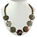 Handmade Unakite Jasper Necklace