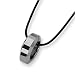 Tungsten Carbide Slide Pendant on 18