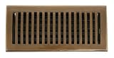 Brass Elegans 116A AB Floor Register Contemporary Design 2-1/4 x 10, Antique Brass