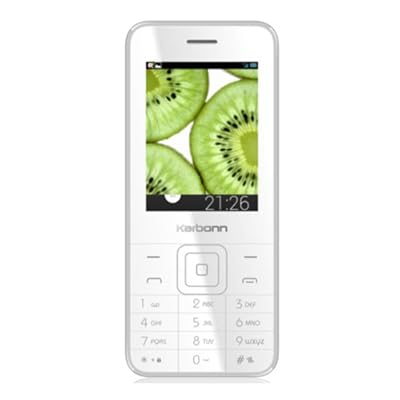 Karbonn K-Phone 1 (White-Silver)