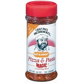 Chef Paul Prudhomme's Magic Seasoning Blends ~ Pizza & Pasta Magic Hot & Sweet, 3.6-Ounce Bottle