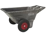 rubbermaid carts garden:Rubbermaid 5642-05 7-1/2-Cubic-Foot Heavy Duty Cart [Lawn & Patio]