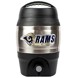 St Louis Rams 1 Gallon Tailgate Keg Stainless Steel Gallon Water Bottle