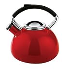 Review Copco 2503-5391 / Copco Vitara 2-1/2-Quart Enamel on Steel Teakettle, Sedona Red