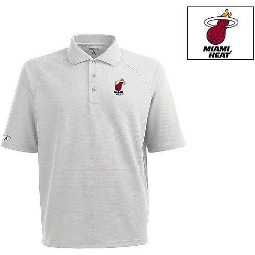 Antigua Miami Heat Whisper Xtra-Lite Polo
