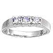 Sterling Silver Baby Ring with Lavender CZ - 3mm Band Width - 2mm Face Height - Sizes: 1-4 Sterling Silver Baby Ring with Lavender CZ - 3mm Band Width - 2mm Face Height - Sizes: 1-4