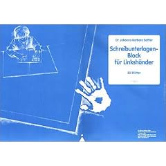 Schreibunterlagenblock f�r Linksh�nder