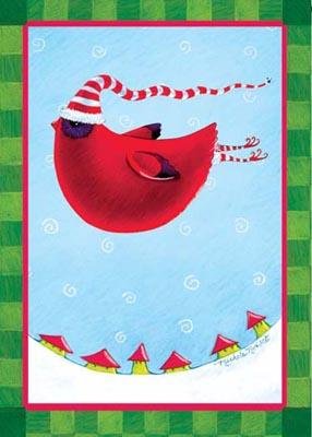 Toland Chubby Cardinal Garden Flag