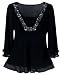 Ebony Chiffon Tunic