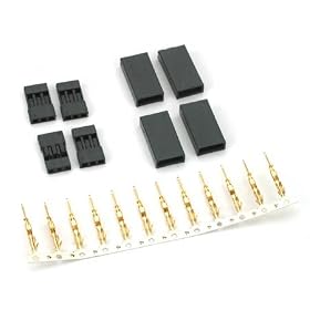 Custom Electronics Un-Assemble Female Connector Set: JR (4) from JR Servos