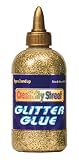 CHENILLE KRAFT GLITTER GLUE SILVER 4.5 OZ.