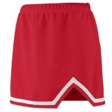 skorts for juniors-Augusta Sportswear ladies energy skirt - RED WHITE - Medium