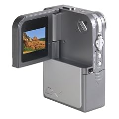 Aiptek Pocket DV 3500 Pocket-Camcorder (SD Karte, 16 MB interner Speicher, 4-fach digital Zoom, 3,8 cm (1,5 Zoll) Display, USB 2.0) silber