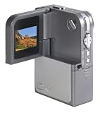 Aiptek Pocket DV 3500 Pocket-Camcorder (SD Karte, 16 MB interner Speicher, 4-fach digital Zoom, 3,8 cm (1,5 Zoll) Display, USB 2.0) silber