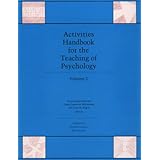 activities handbook for the teaching of psychology volume 2