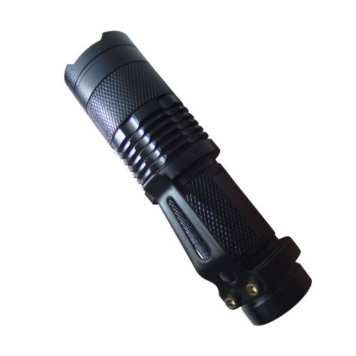 Aubig Mini LX-B05 180LM CREE Q5 Lampe de poche à LED Torche 14500 Zoomable Light 1 pile AAA