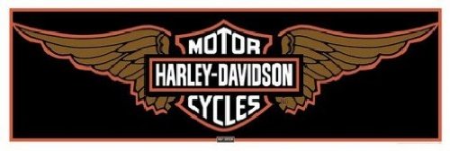 1art1 50044 Harley Davidson - Wings, Logo Midi-Poster 91 x 30 cm