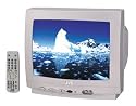 JVC AV 14 RM 4 SN 36 cm 4:3 Tragbarer Mono-Fernseher (1x Scart, Videotext, Lautsprecher) silber
