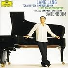 Click here to buy Tchaikovsky, Mendelssohn: First Piano Concertos by  Peter Ilyich Tchaikovsky, Felix Mendelssohn, Lang Lang, Daniel Barenboim, and Chicago Symphony Orchestra .
