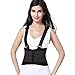 Lumbar Support Belt with Suspenders for Women - Black (Size S)