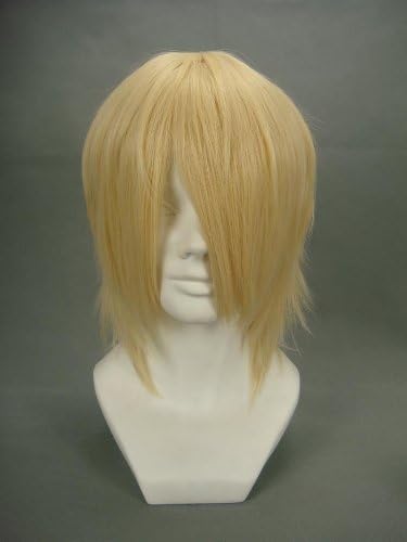 Heat Resistant Synthetic Fibre Hair Ouran High School Host Club Light Blonde Short Cosplay Wig
