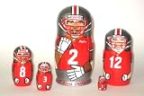 Ohio state Buckeyes NCAA College Football or any team Russian Nesting doll 5 pcs / 6 in * ncaa.OH.Buck