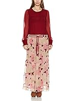 Strena Falda Larga & Blouse (Burdeos)