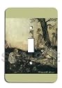Alice in Wonderland - Glow in the Dark Light Switch Plate
