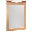 Natural Maple and Chrome Mirror