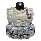 7 Pocket Military Assault Chest Rig - ACU Army Combat