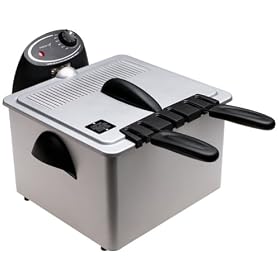 Presto 05464 Dual Basket ProFry Immersion Element Deep Fryer