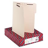 Folder W/Fastener, 1/3 Asstd, 2 Pos, 50/BX, Letter, Manila