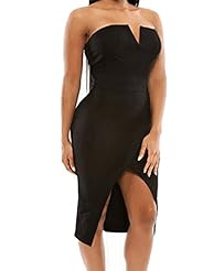 Sexy Slit Off the Shoulder Polyester/Spandex Midi Dress 