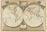 New Map of the World, Art Poster