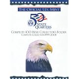 The Official U.S. Mint 50 State Quarters: Complete 100 Hole Collector's Folder, Complete Collection 1999-2008