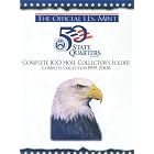 The Official U.S. Mint 50 State Quarters: Complete 100 Hole Collector's Folder, Complete... by 