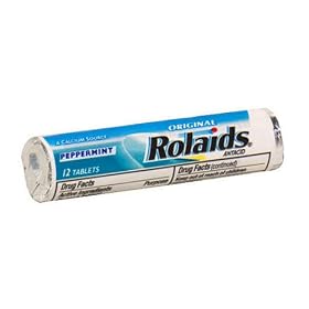 Rolaids Antacid, Original Peppermint - 12 ea