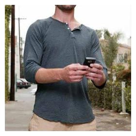 Buy Alternative Apparel Unisex Eco-Heather Henley aa1989 by Alternative