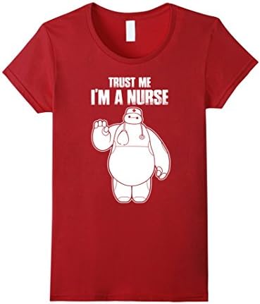 Women's I'm a nurse- Baymax Tshirt XL Cranberry