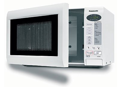Panasonic NN-E255W Digital Solo Microwave Oven White 19L 800W